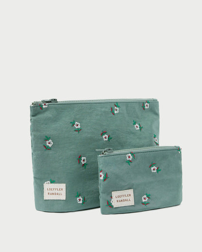 Loeffler Randall Recommended | Tracy Sage Floral Pouch Set