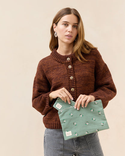 Loeffler Randall Recommended | Tracy Sage Floral Pouch Set