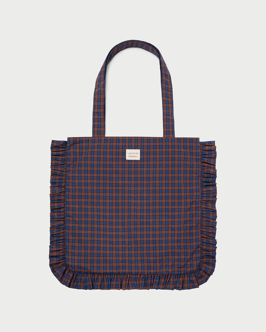 Loeffler Randall Deals | Justine Navy Ruffle Tote
