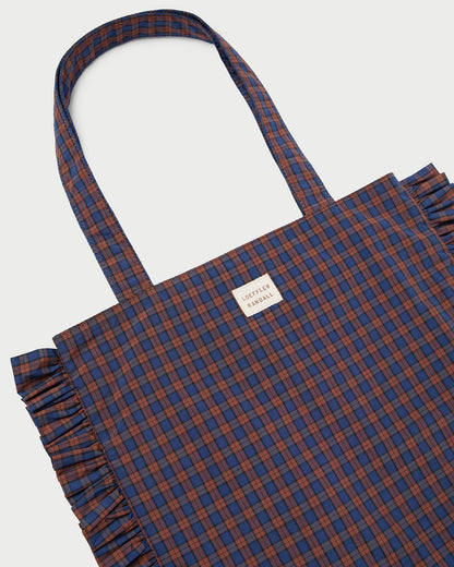 Loeffler Randall Deals | Justine Navy Ruffle Tote