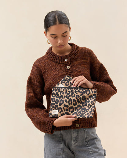 Loeffler Randall Special Offer | Tracy Leopard Pouch Set