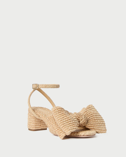 Loeffler Randall Recommended | Carmen Natural Bow Sandal