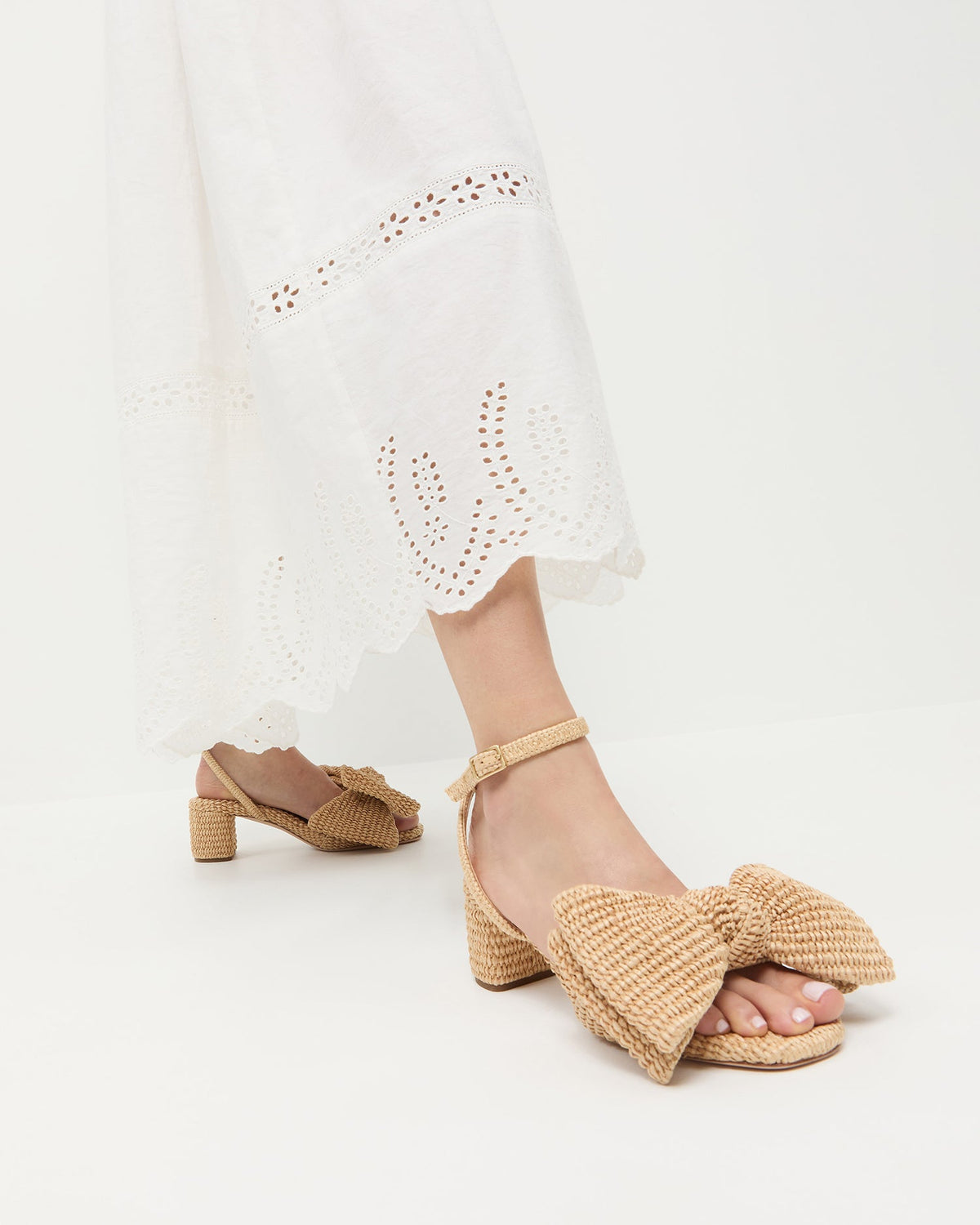 Loeffler Randall Recommended | Carmen Natural Bow Sandal