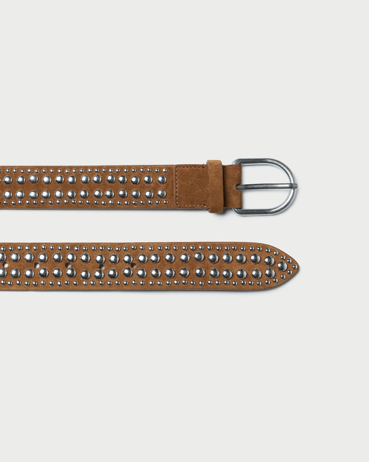 Loeffler Randall New | Isaac Cacao/Silver Studded Belt