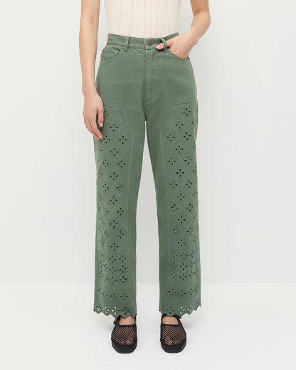 Loeffler Randall Special Offer | Demi Embroidered Pant