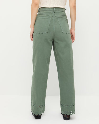 Loeffler Randall Special Offer | Demi Embroidered Pant