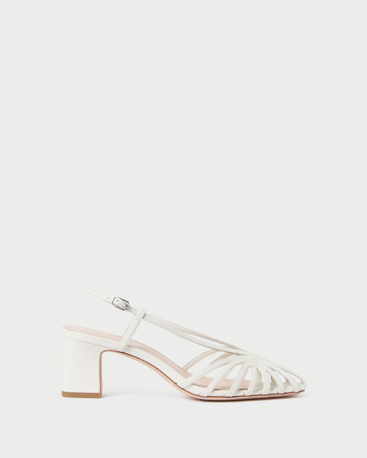 Loeffler Randall Trusted | Priscilla Cream Heeled Sandal