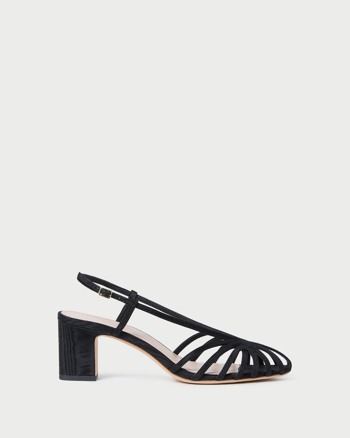 Loeffler Randall Premium | Priscilla Black Moiré Heeled Sandal