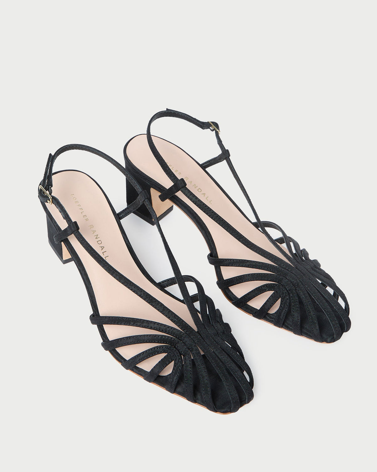 Loeffler Randall Premium | Priscilla Black Moiré Heeled Sandal