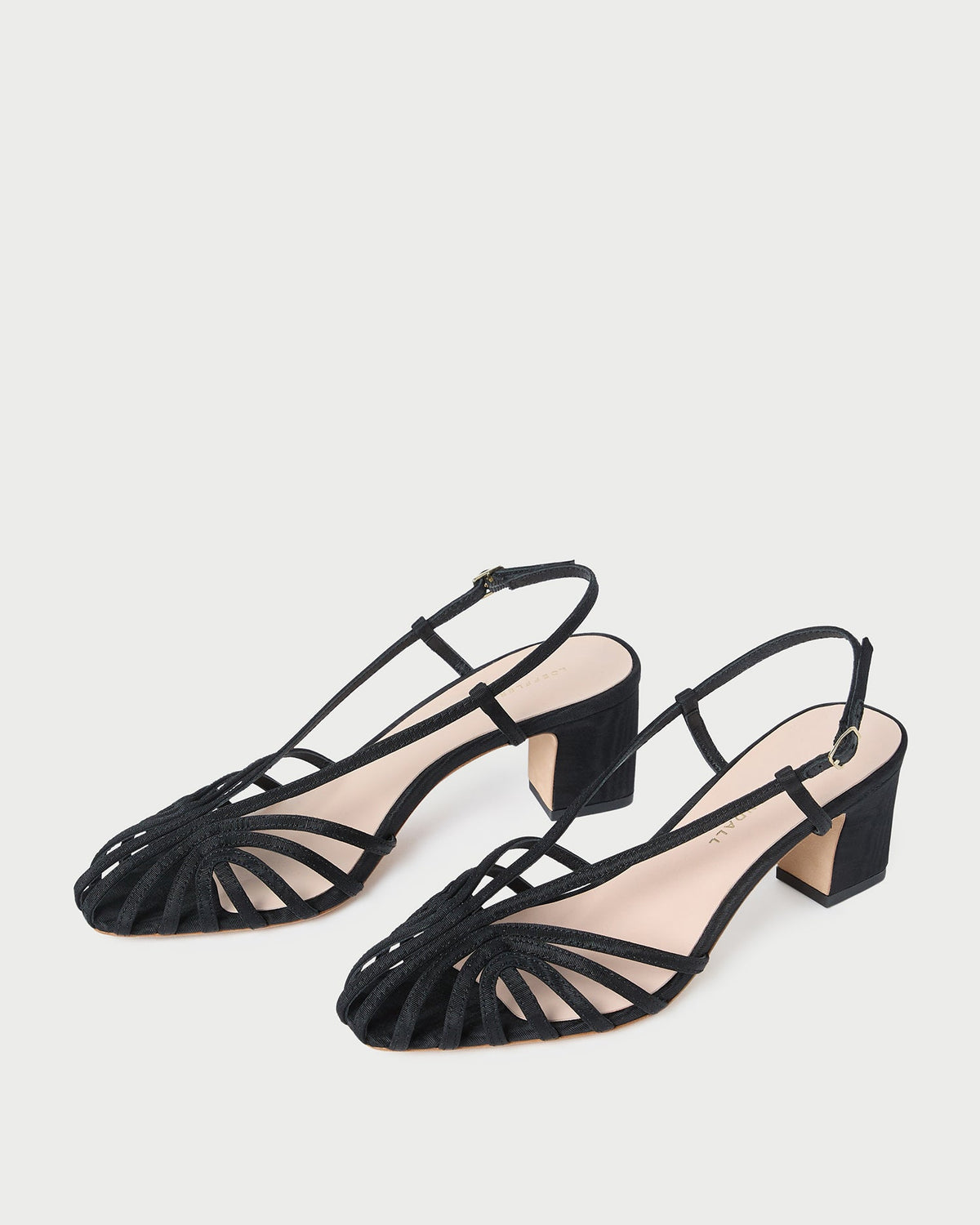 Loeffler Randall Premium | Priscilla Black Moiré Heeled Sandal