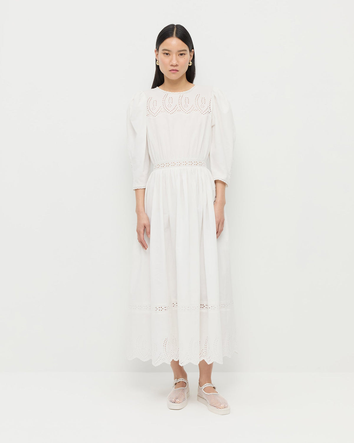 Loeffler Randall Discount | Thelma Eyelet Dress