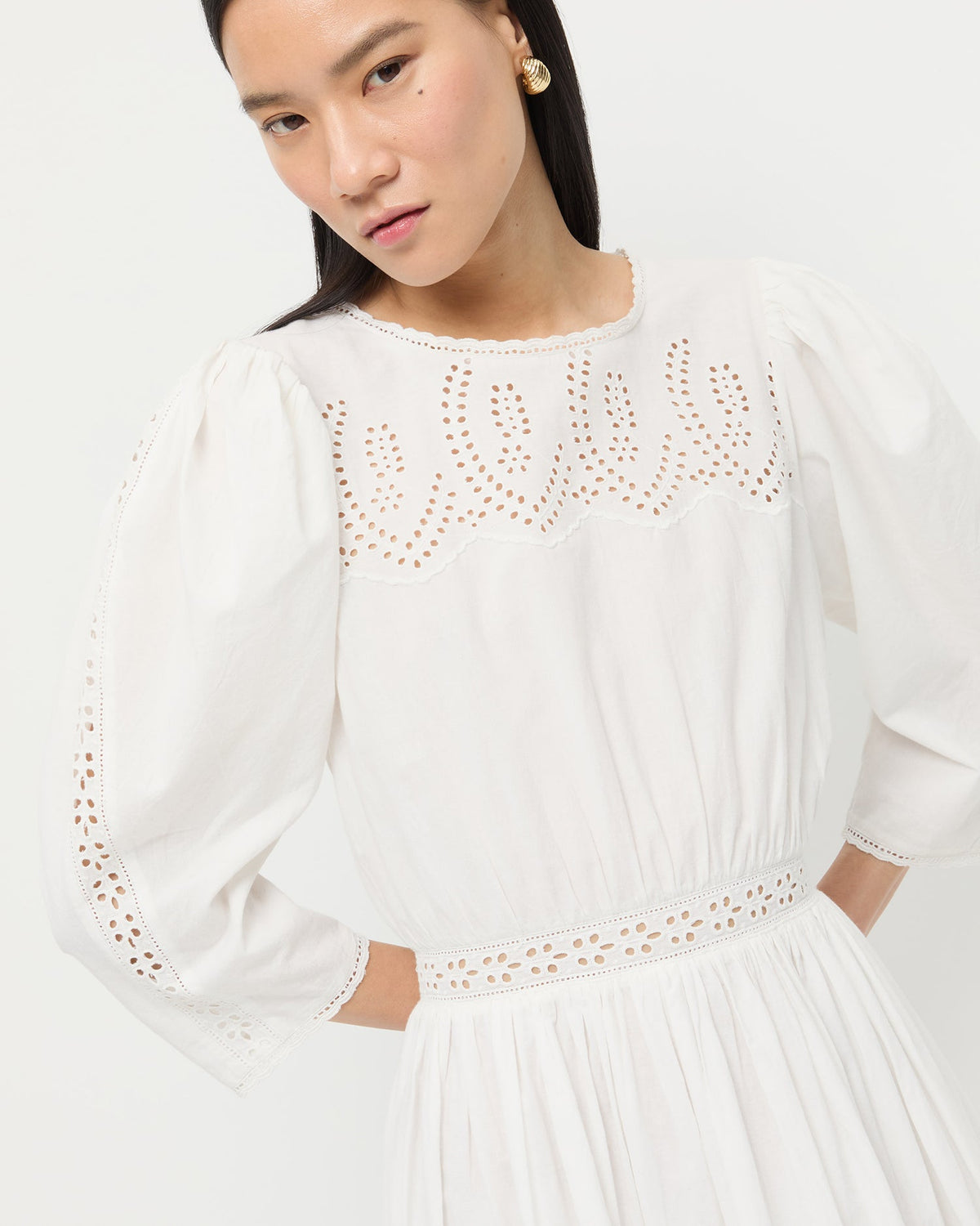 Loeffler Randall Discount | Thelma Eyelet Dress