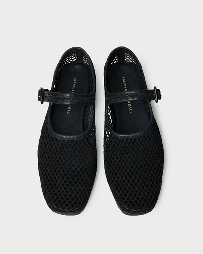 Loeffler Randall Trending | Rita Black Netted Mary Jane