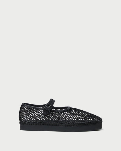 Loeffler Randall Trending | Rita Black Netted Mary Jane