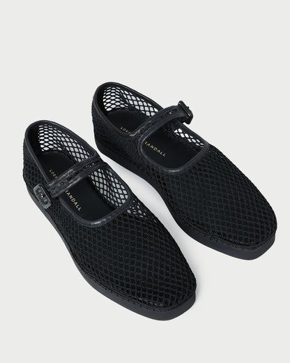 Loeffler Randall Trending | Rita Black Netted Mary Jane