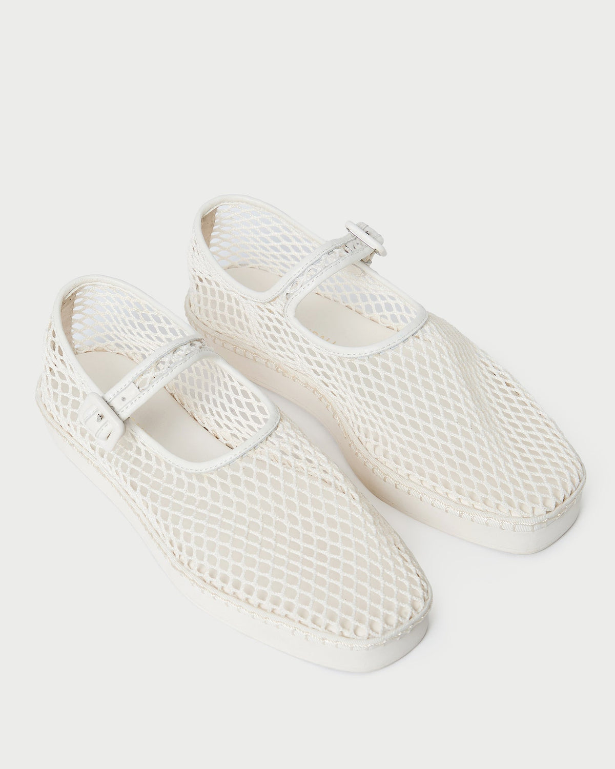 Loeffler Randall Sale | Rita White Netted Mary Jane