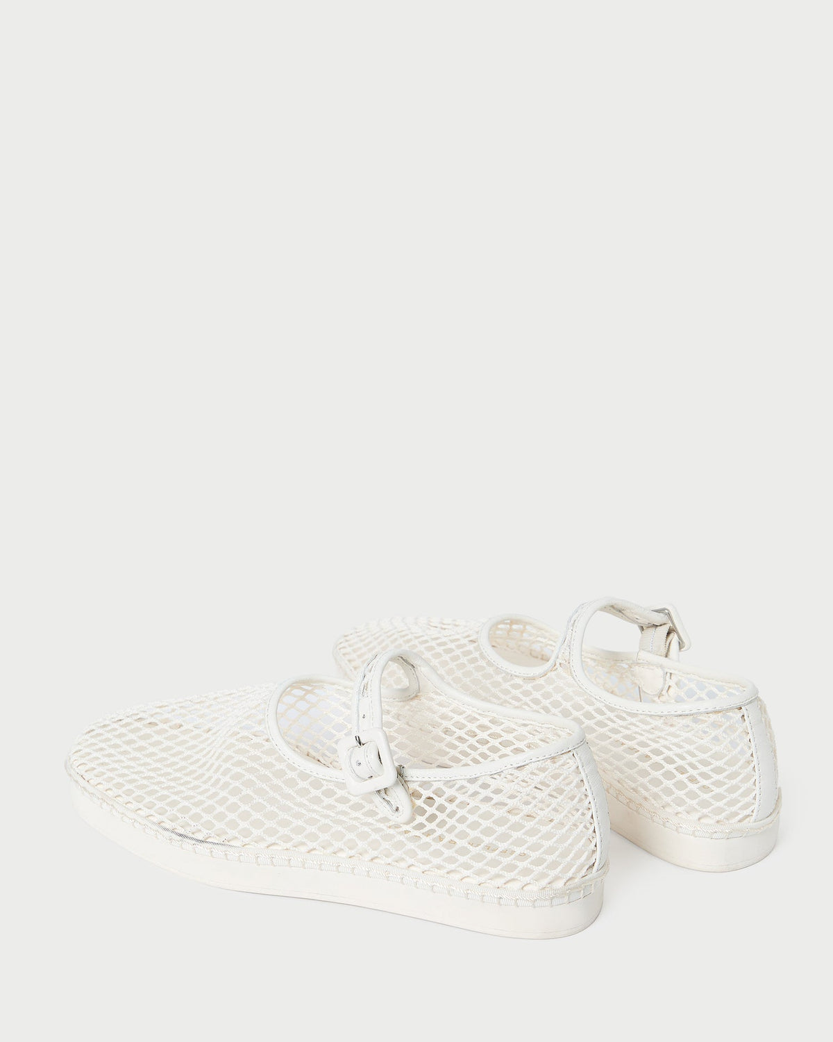 Loeffler Randall Sale | Rita White Netted Mary Jane