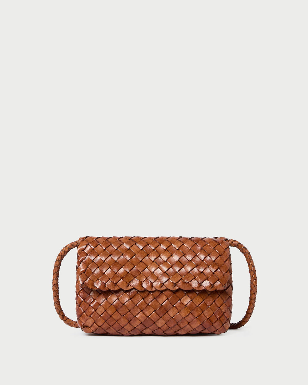 Loeffler Randall Great Value | Vinnie Timber Woven Leather Crossbody