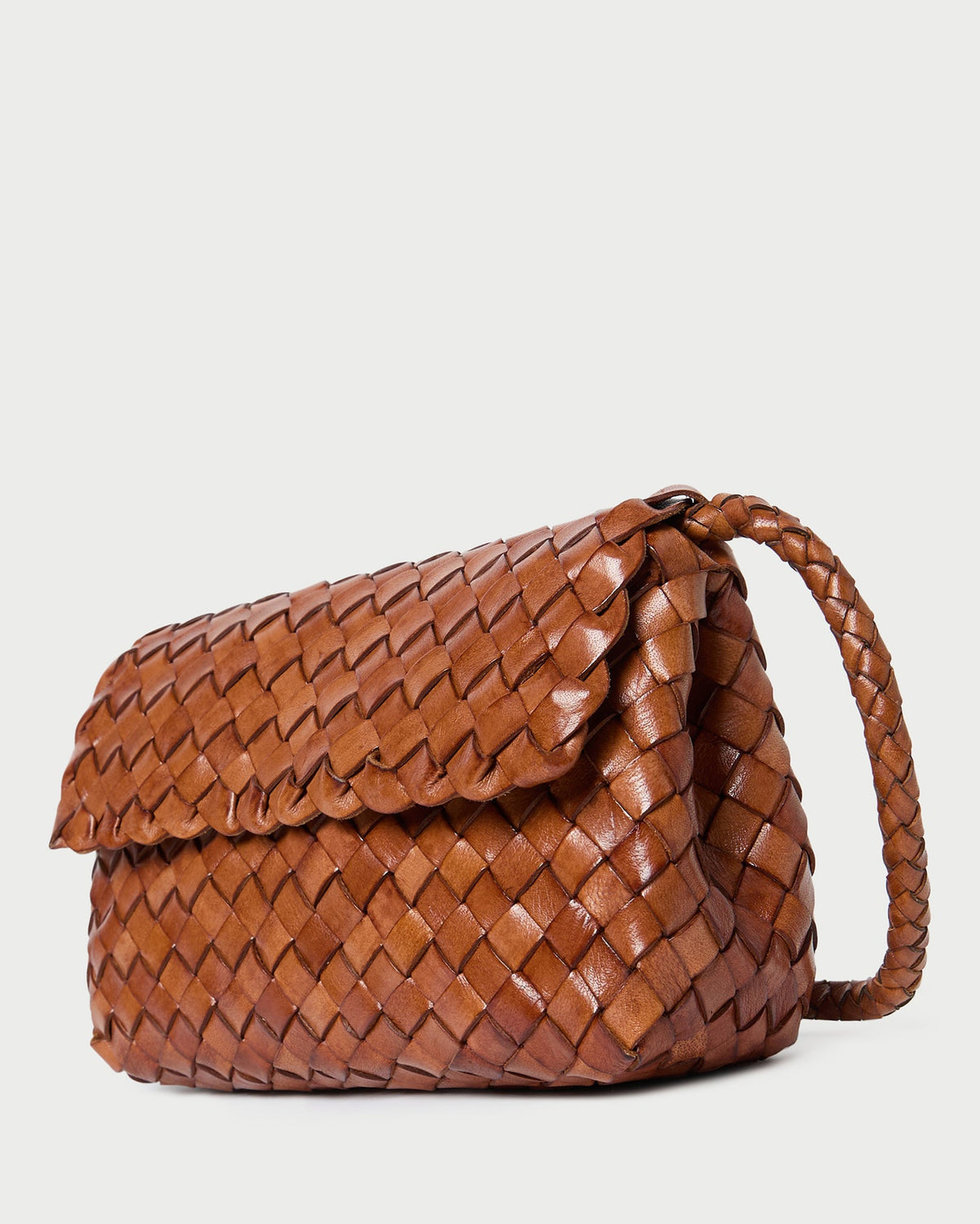 Loeffler Randall Great Value | Vinnie Timber Woven Leather Crossbody