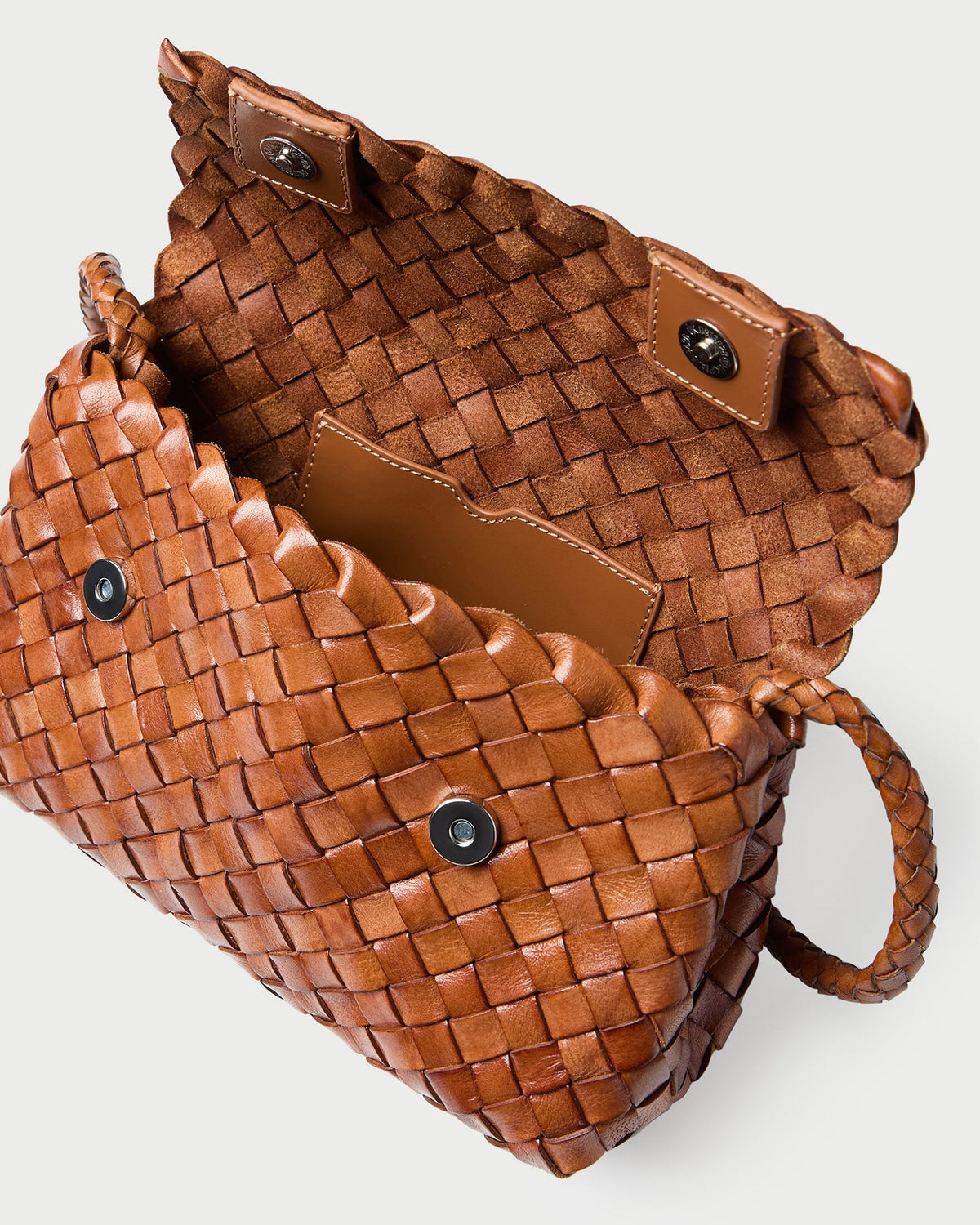 Loeffler Randall Great Value | Vinnie Timber Woven Leather Crossbody