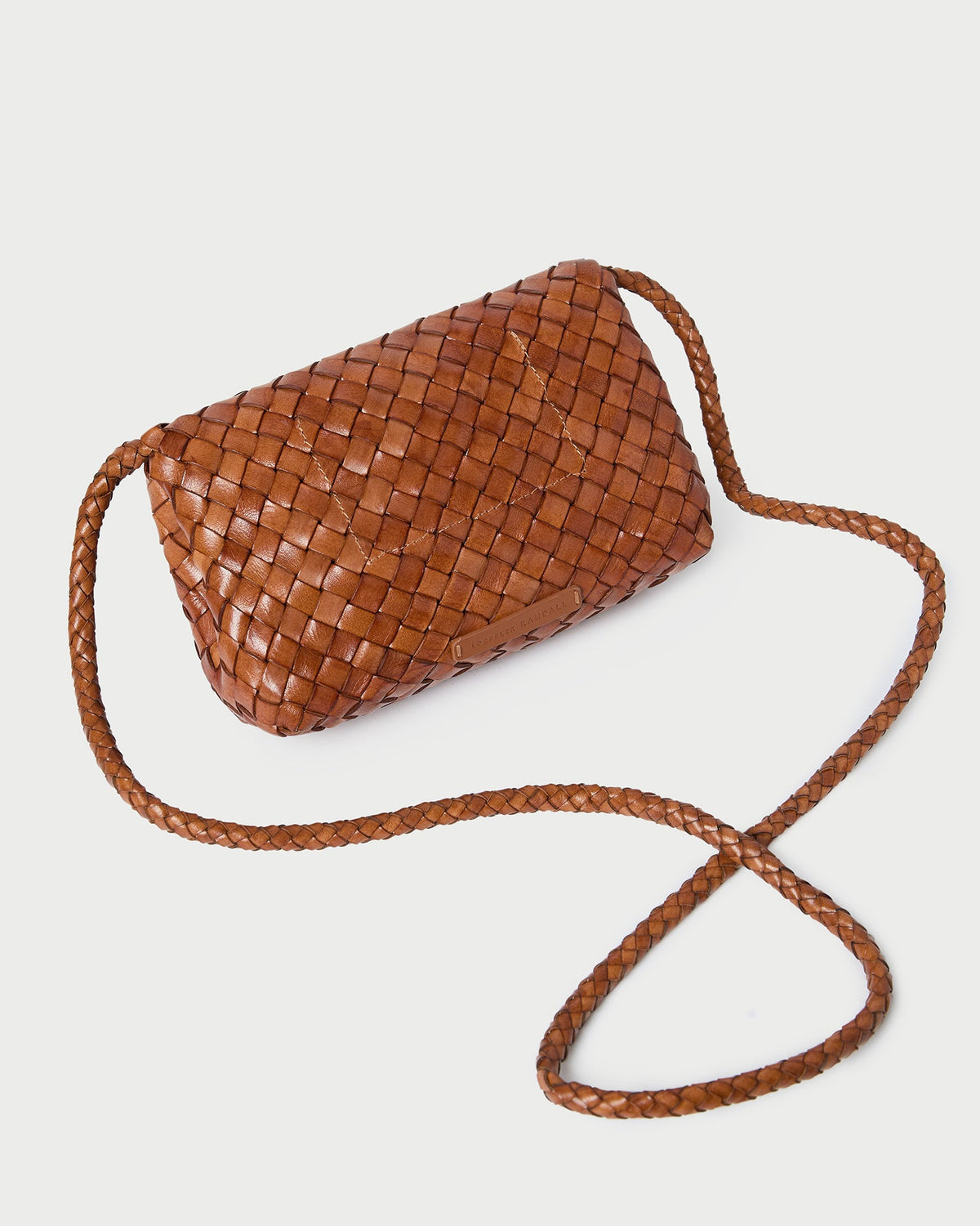 Loeffler Randall Great Value | Vinnie Timber Woven Leather Crossbody