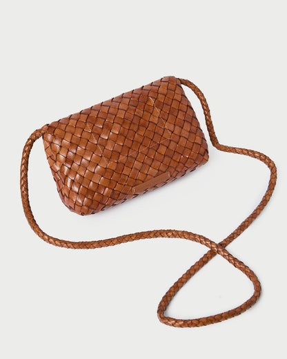 Loeffler Randall Great Value | Vinnie Timber Woven Leather Crossbody