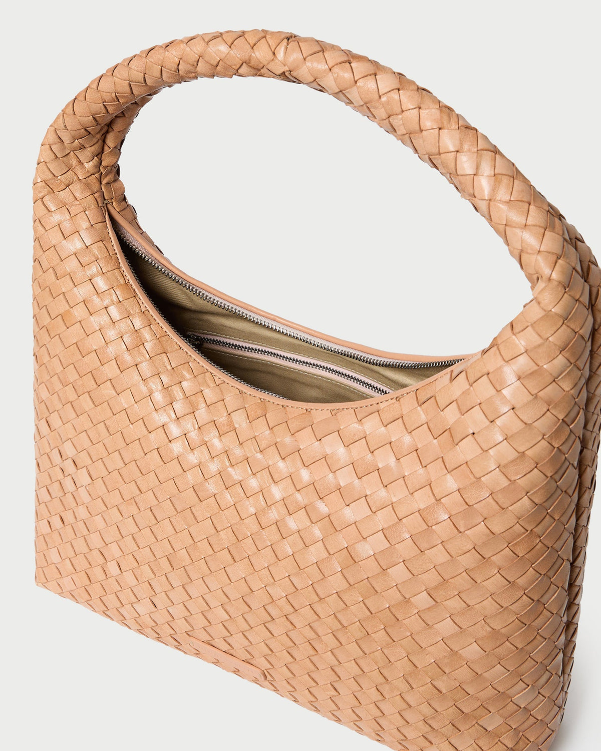 Loeffler Randall Special Offer | Willow Desert Sand Woven Hobo Bag