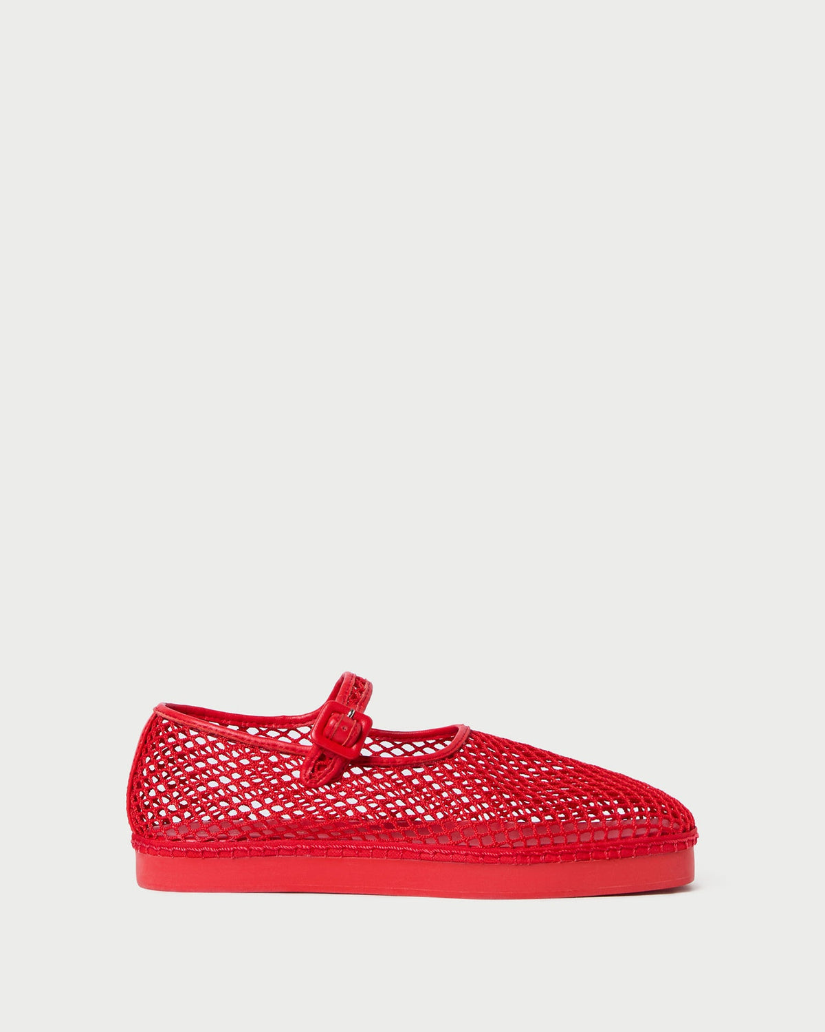 Loeffler Randall Signature | Rita Red Netted Mary Jane