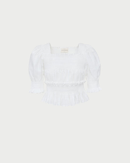 Loeffler Randall Great Value | Nicola Smocked Blouse