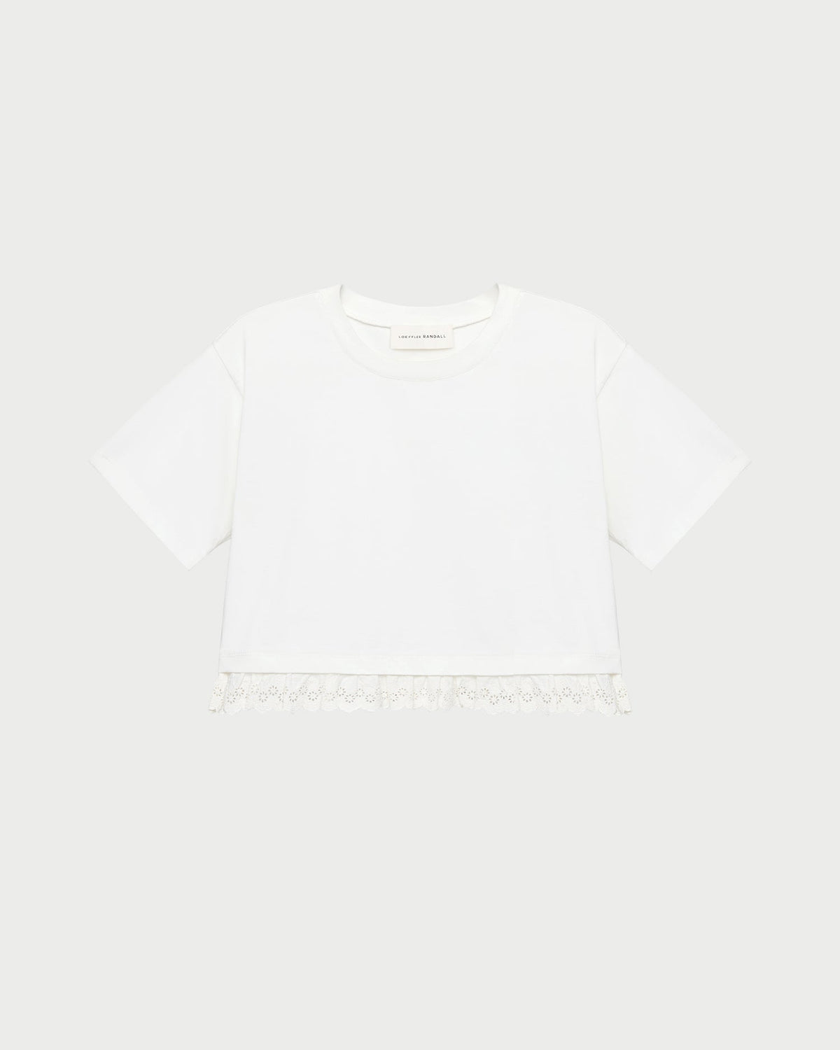 Loeffler Randall Customer Favorite | Junie Lace Trim Tee