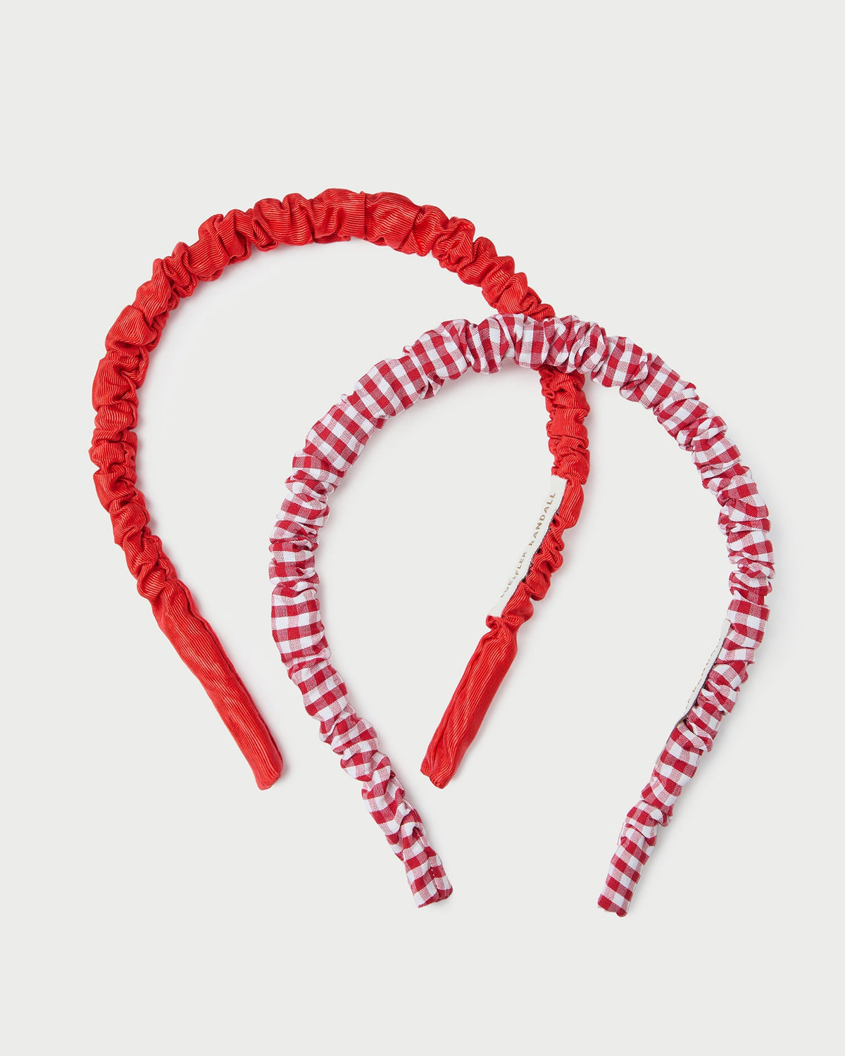 Loeffler Randall Latest | Sabine Red Gingham/Red Headband Set