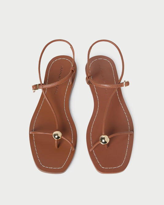 Loeffler Randall Featured | Lara Timber Leather Sandal