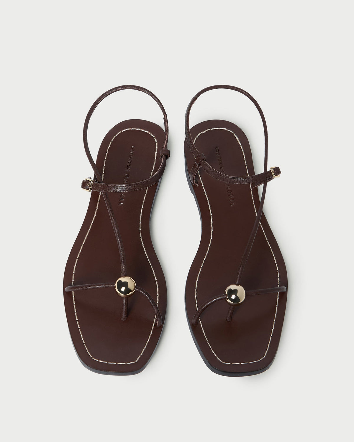 Loeffler Randall Customer Favorite | Lara Espresso Leather Sandal