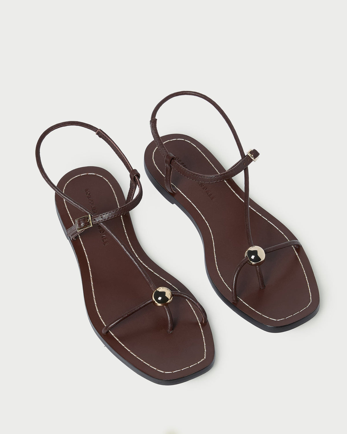 Loeffler Randall Customer Favorite | Lara Espresso Leather Sandal