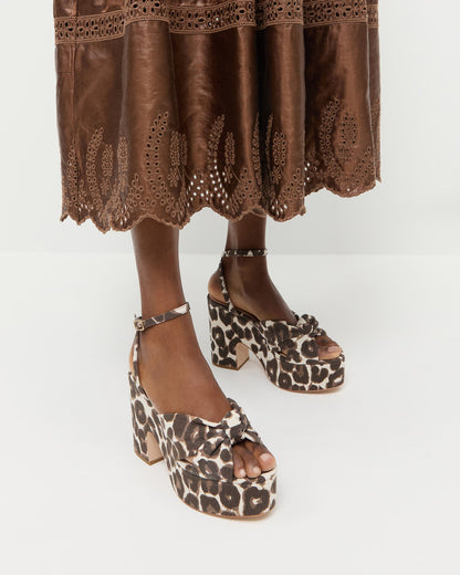Loeffler Randall Value | Liza Leopard Platform Sandal