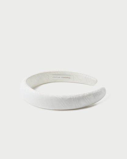 Loeffler Randall Top Pick | Marina Cream Puffy Headband