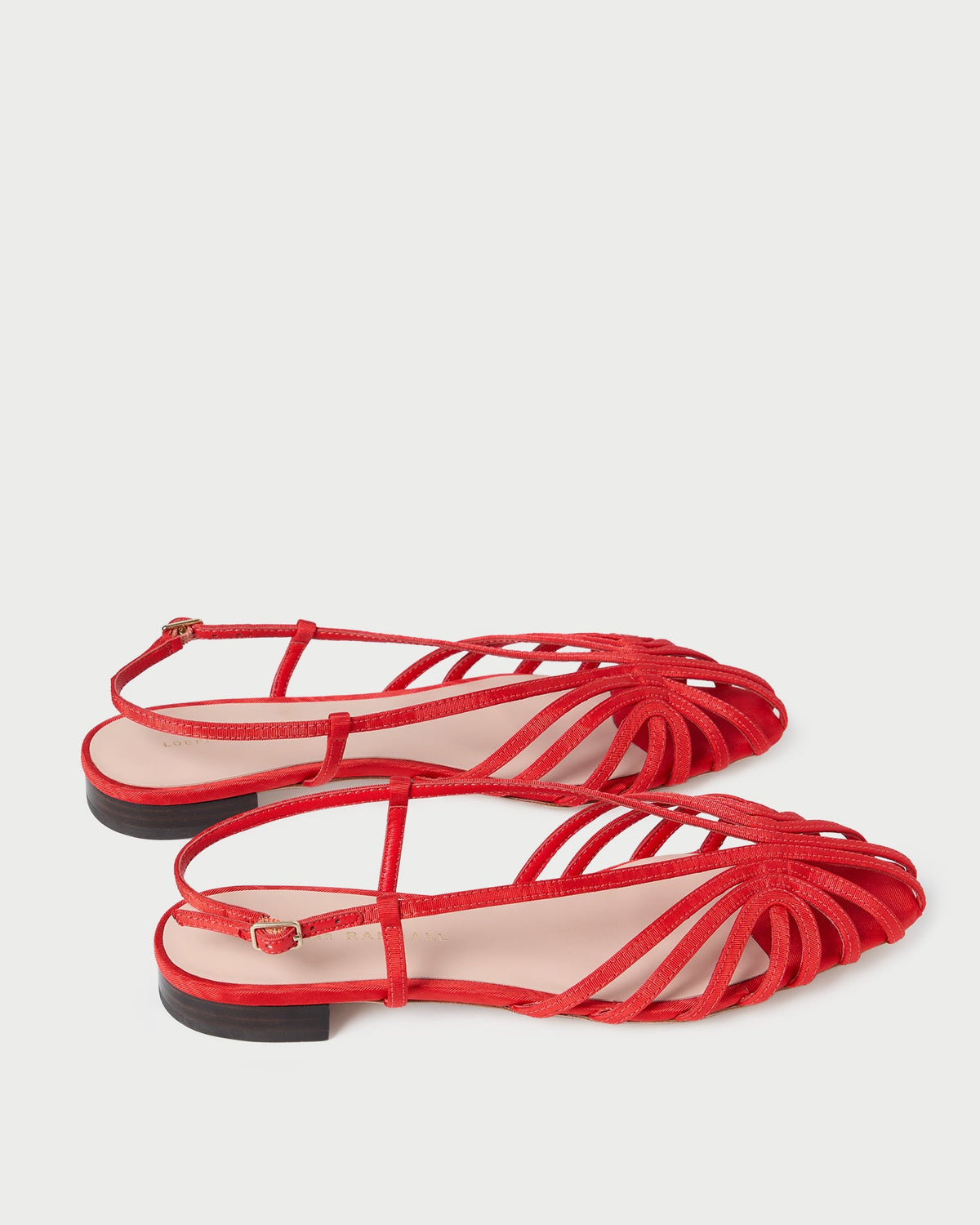 Loeffler Randall Special Offer | Devon Red Moiré Slingback Sandal