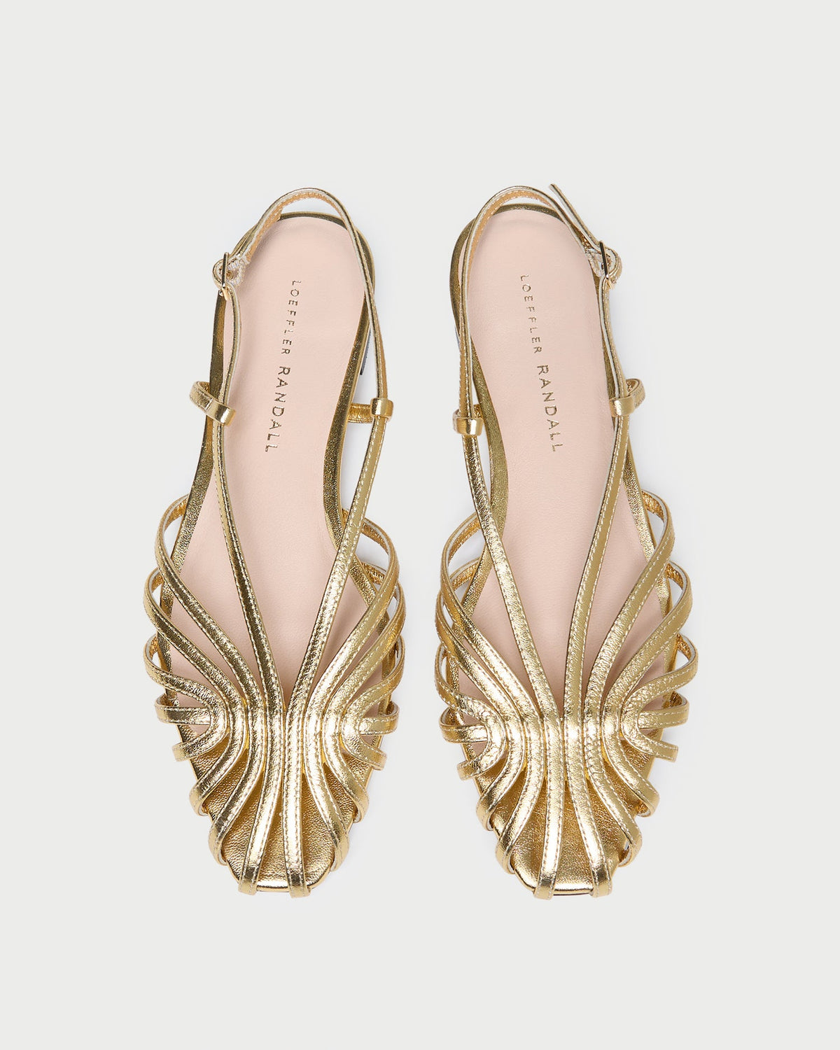 Loeffler Randall Everyday | Devon Gold Slingback Sandal