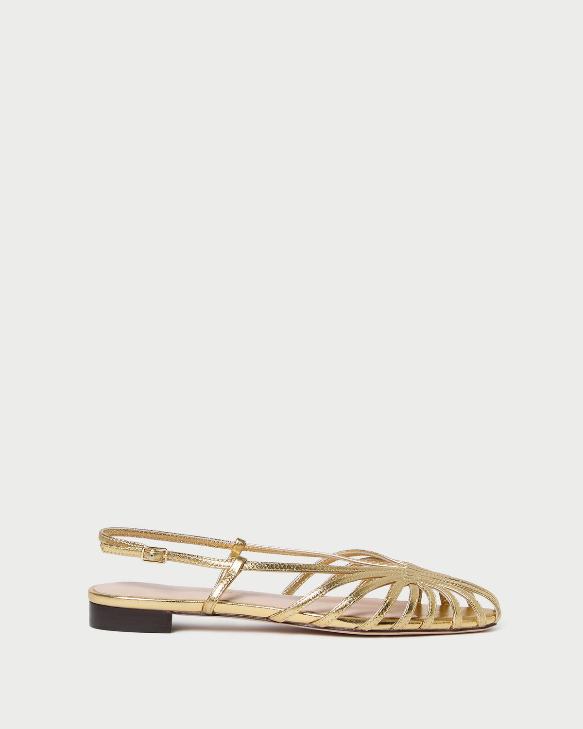 Loeffler Randall Everyday | Devon Gold Slingback Sandal