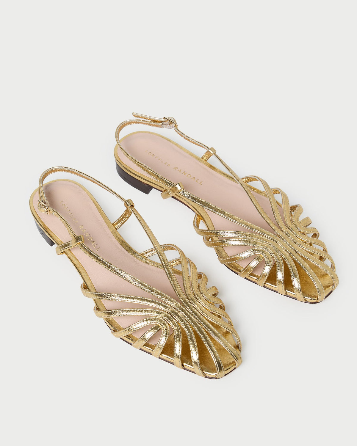 Loeffler Randall Everyday | Devon Gold Slingback Sandal