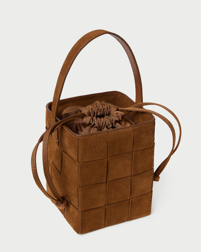 Loeffler Randall Latest | Laith Cacao Woven Bucket Bag