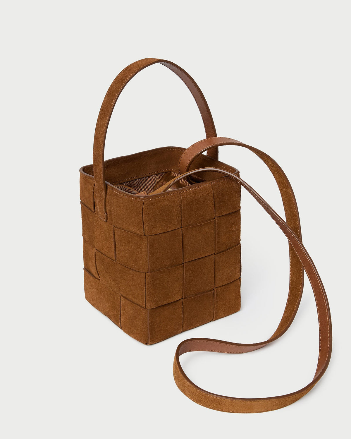 Loeffler Randall Latest | Laith Cacao Woven Bucket Bag