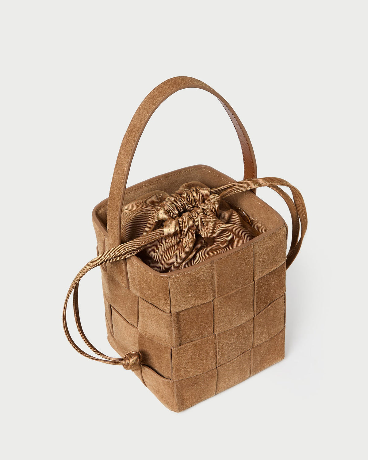 Loeffler Randall Everyday | Laith Toffee Suede Bucket Bag