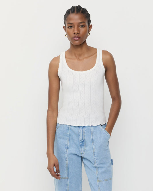 Loeffler Randall Exclusive | Rylee Pointelle Tank Top