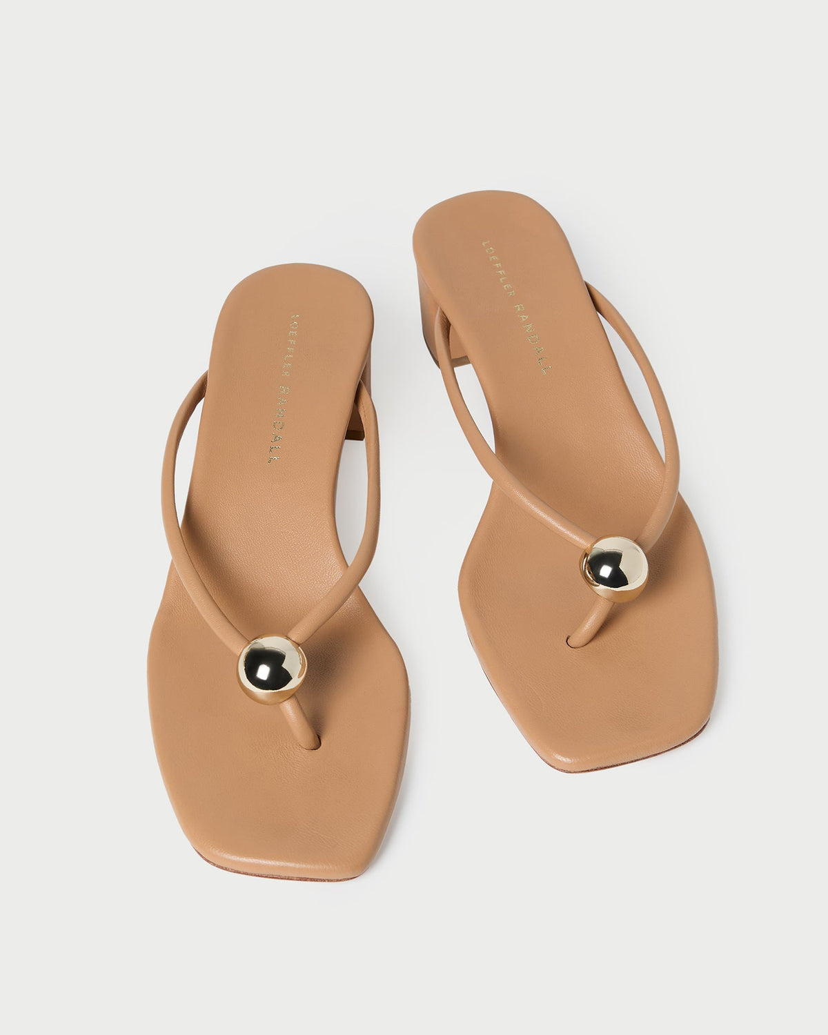 Loeffler Randall Premium | Odessa Dune Leather Heeled Sandal
