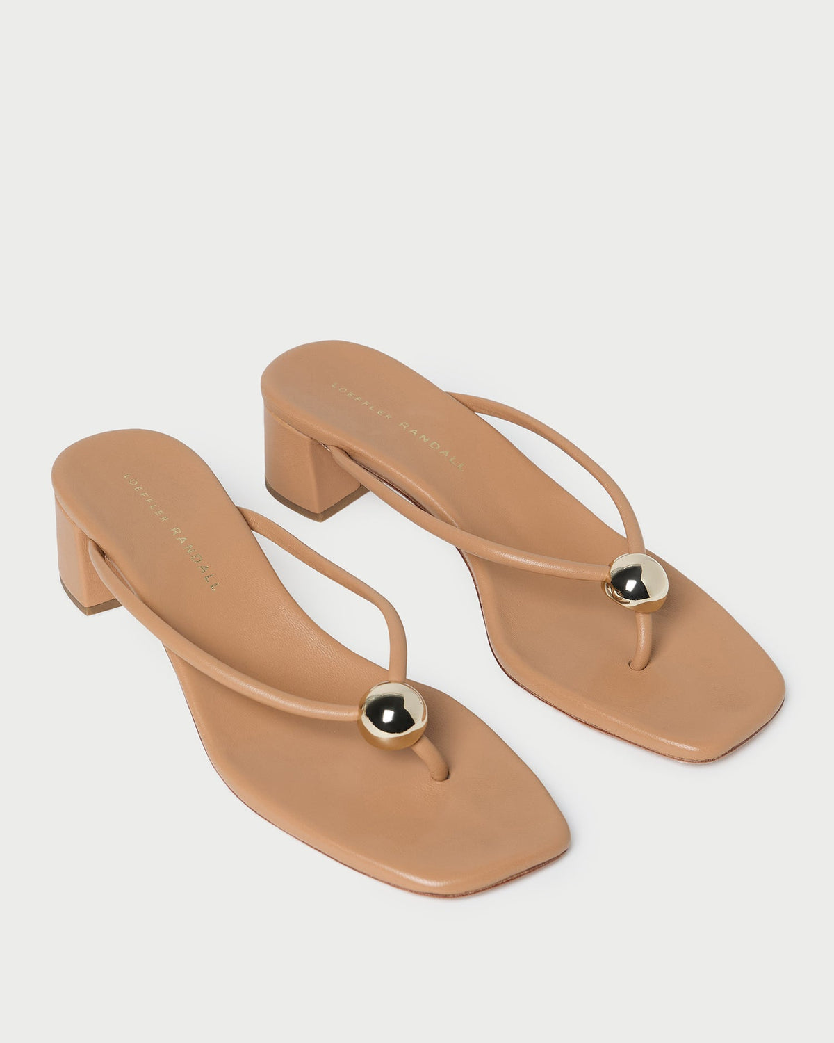 Loeffler Randall Premium | Odessa Dune Leather Heeled Sandal