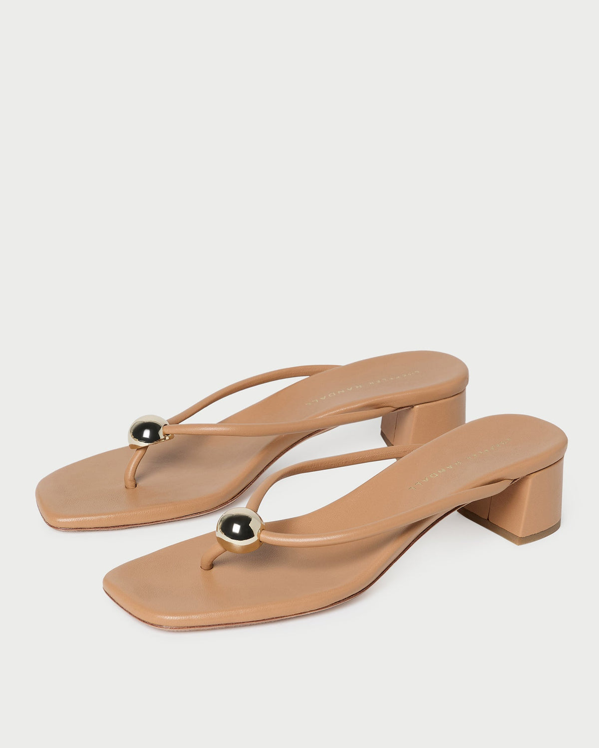 Loeffler Randall Premium | Odessa Dune Leather Heeled Sandal