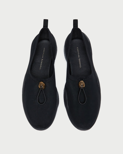 Loeffler Randall Top Pick | Raina Black Mesh Flat
