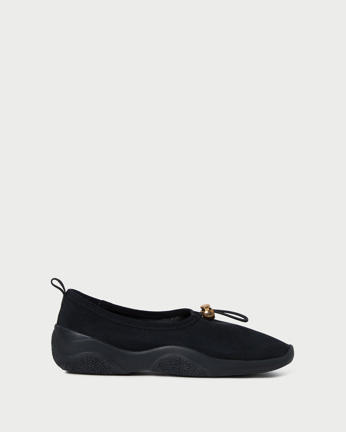 Loeffler Randall Top Pick | Raina Black Mesh Flat