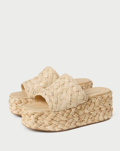 Loeffler Randall Best Seller | Aaron Natural Braided Straw Mule